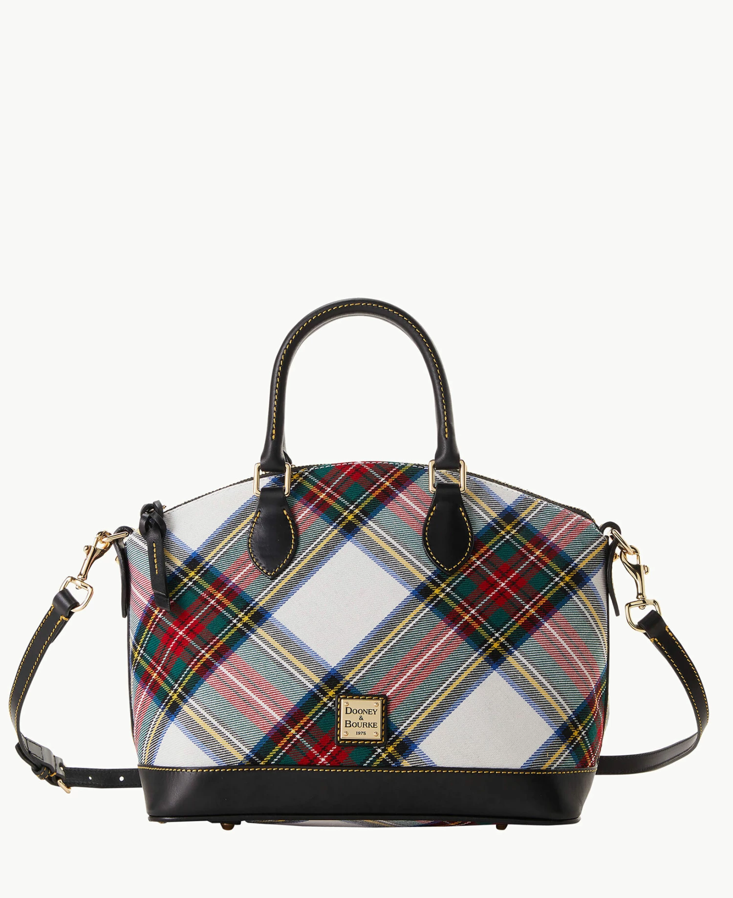 Tartan Darcy Satchel White Tartan Darcy Satchel White -Florentine Shop B0239G TTWHPABL