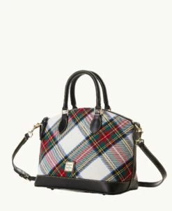 Tartan Darcy Satchel White 7 Tartan Darcy Satchel White -Florentine Shop B0239G TTWHPABL ALT1 1