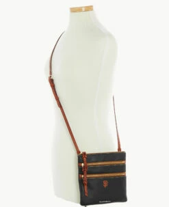 MLB Giants N S Triple Zip Crossbody GIANTS -Florentine Shop B0298G AWBLPATNGINT ALT4