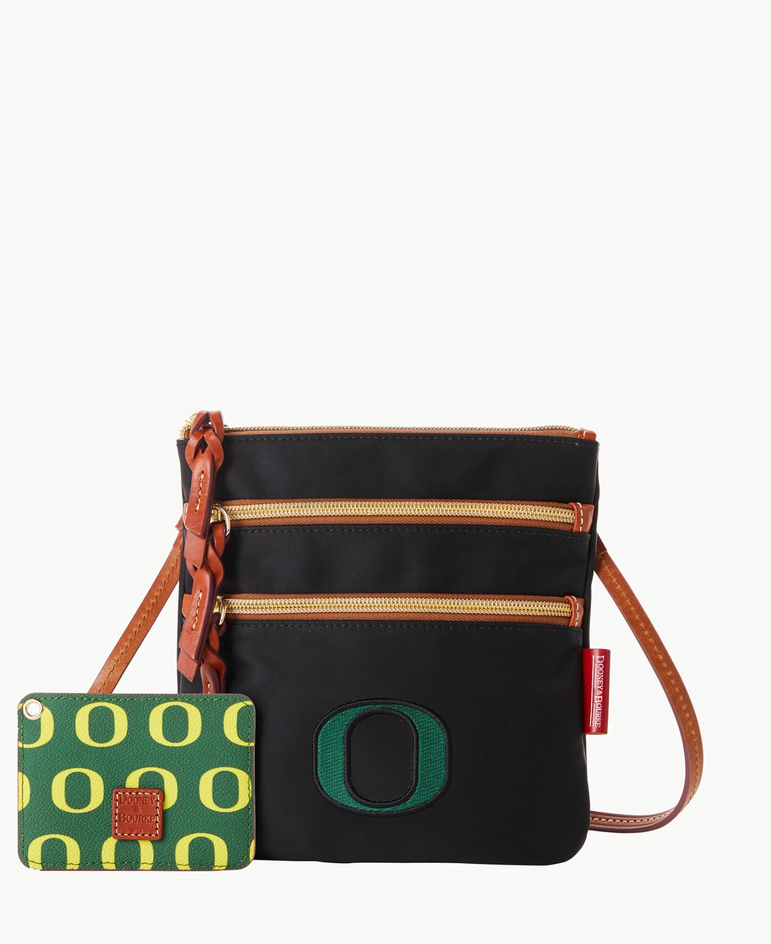 Collegiate University of Oregon N S Triple Zip w ID holder OREGON Collegiate University Of Oregon N S Triple Zip W ID Holder OREGON -Florentine Shop B0298G INBLPATNORE0 2