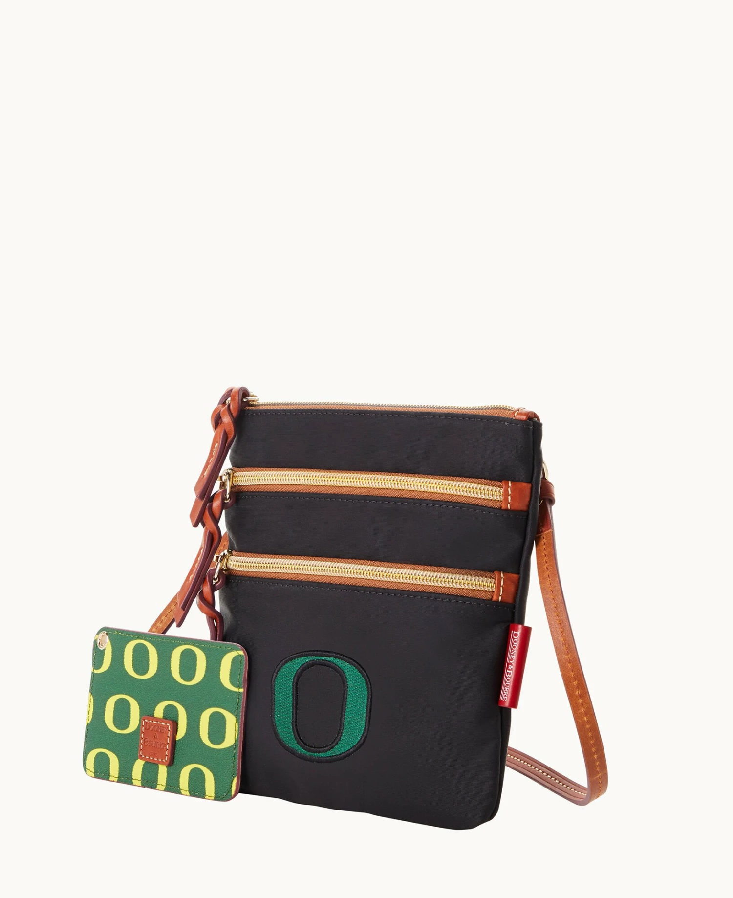 Collegiate University of Oregon N S Triple Zip w ID holder OREGON Collegiate University Of Oregon N S Triple Zip W ID Holder OREGON -Florentine Shop B0298G INBLPATNORE0 ALT1 1