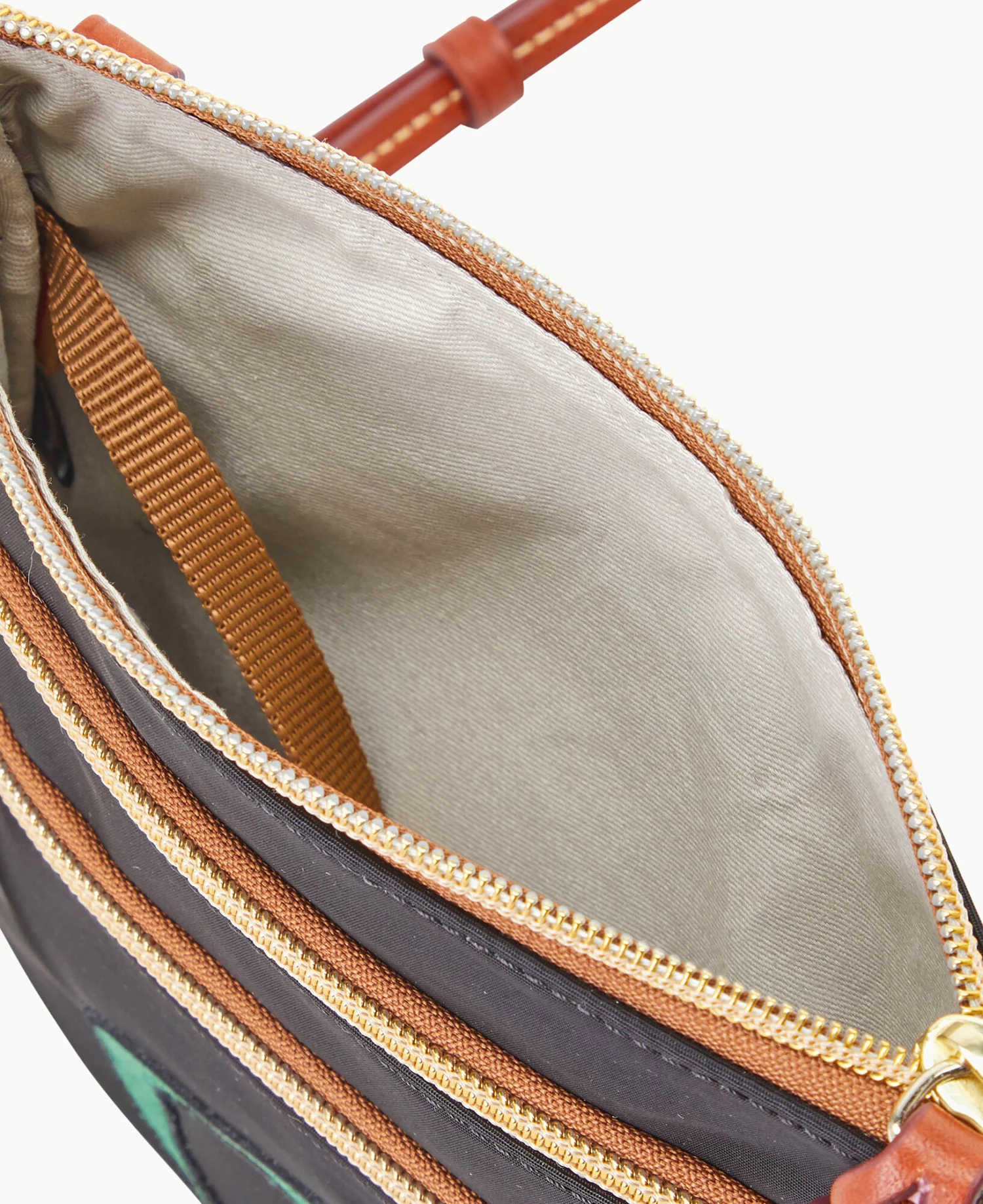 Collegiate University of Oregon N S Triple Zip w ID holder OREGON Collegiate University Of Oregon N S Triple Zip W ID Holder OREGON -Florentine Shop B0298G INBLPATNORE0 ALT2