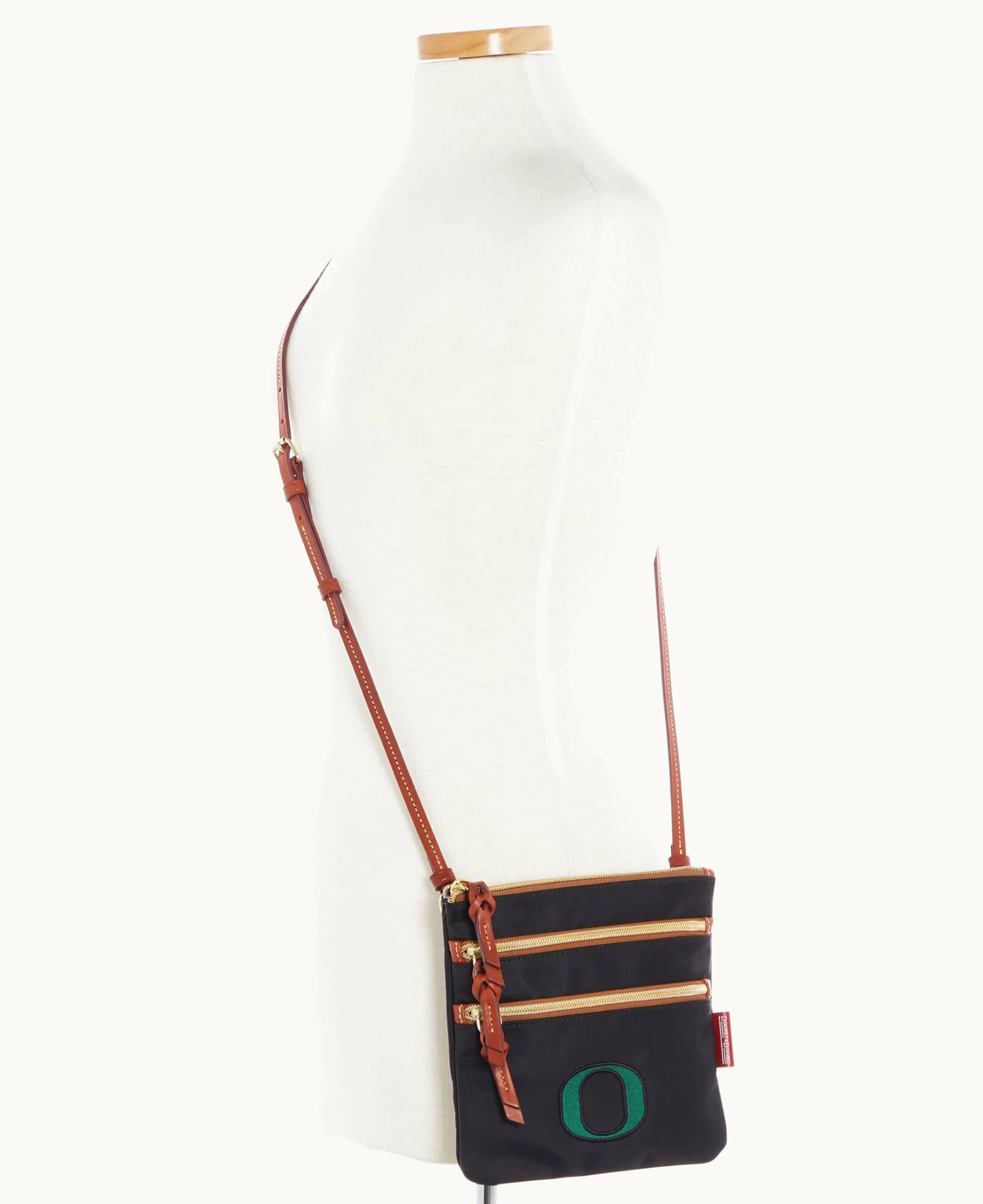 Collegiate University of Oregon N S Triple Zip w ID holder OREGON Collegiate University Of Oregon N S Triple Zip W ID Holder OREGON -Florentine Shop B0298G INBLPATNORE0 ALT4 1