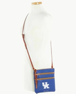 Collegiate University Of Kentucky Triple Zip Crossbody U OF KENTUCKY 3 Collegiate University Of Kentucky Triple Zip Crossbody U OF KENTUCKY -Florentine Shop B0298H AWBUPATNKEN0 ALT4