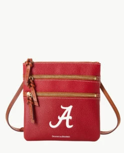 Collegiate University Of Alabama Triple Zip Crossbody U OF ALABAMA -Florentine Shop B0298H AWRGPATNALA0 2