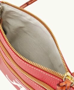 Collegiate University Of Alabama Triple Zip Crossbody U OF ALABAMA -Florentine Shop B0298H AWRGPATNALA0 ALT2 1