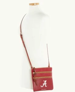 Collegiate University Of Alabama Triple Zip Crossbody U OF ALABAMA -Florentine Shop B0298H AWRGPATNALA0 ALT4 1