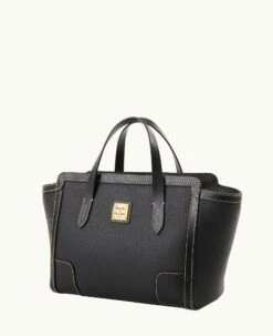 Pebble Grain Small Shopper Black Black 7 Pebble Grain Small Shopper Black Black -Florentine Shop B0674G AWBLPABL ALT1 1
