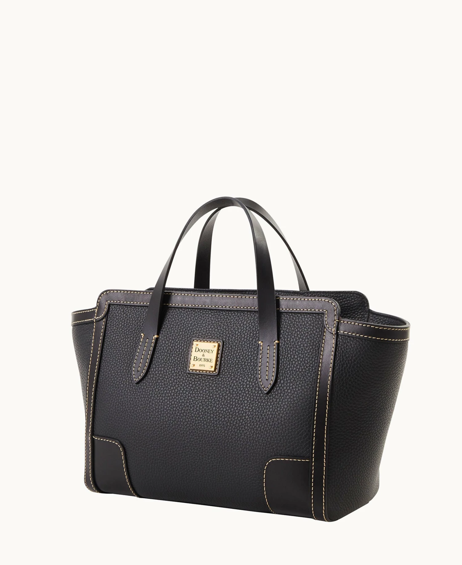 Pebble Grain Small Shopper Black Black Pebble Grain Small Shopper Black Black -Florentine Shop B0674G AWBLPABL ALT1 1