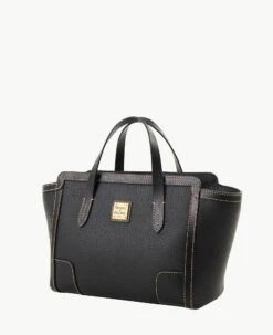 Pebble Grain Small Shopper Black Black 2 Pebble Grain Small Shopper Black Black -Florentine Shop B0674G AWBLPABL ALT1