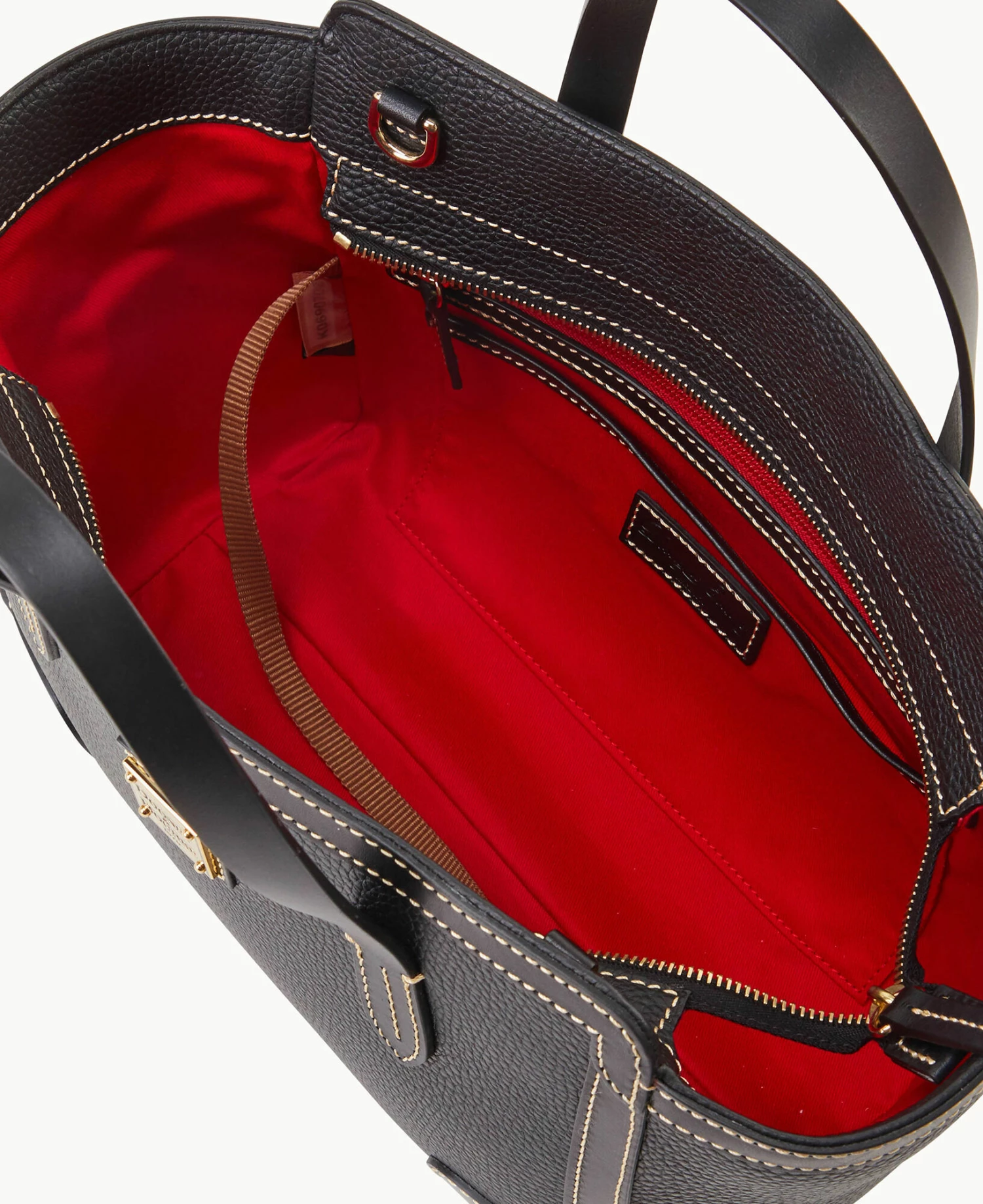 Pebble Grain Small Shopper Black Black Pebble Grain Small Shopper Black Black -Florentine Shop B0674G AWBLPABL ALT2