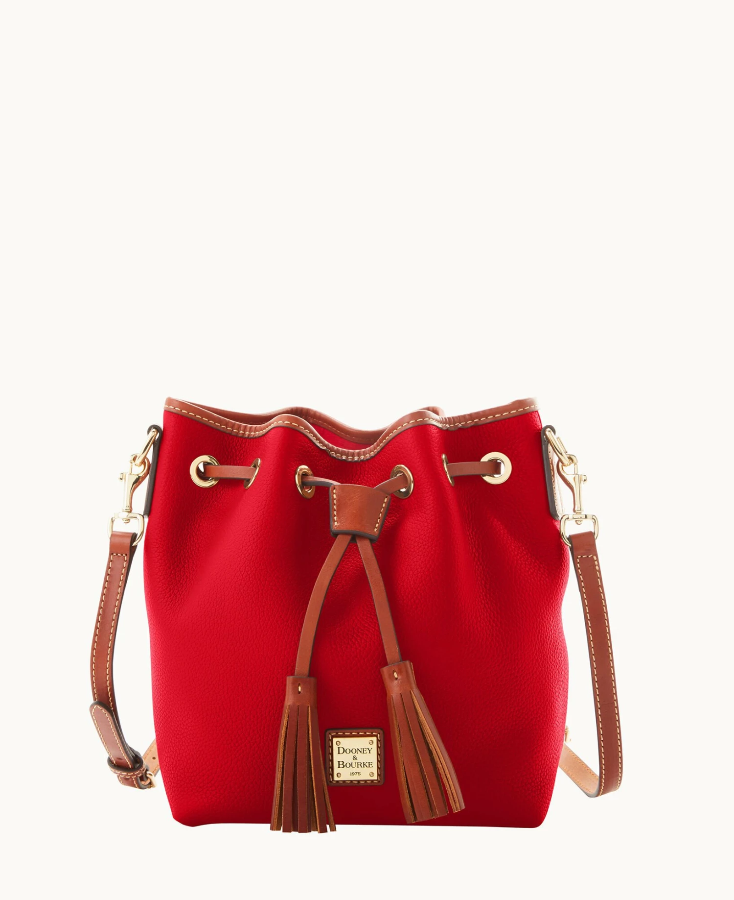 Pebble Grain Aimee Crossbody Red - Image 5