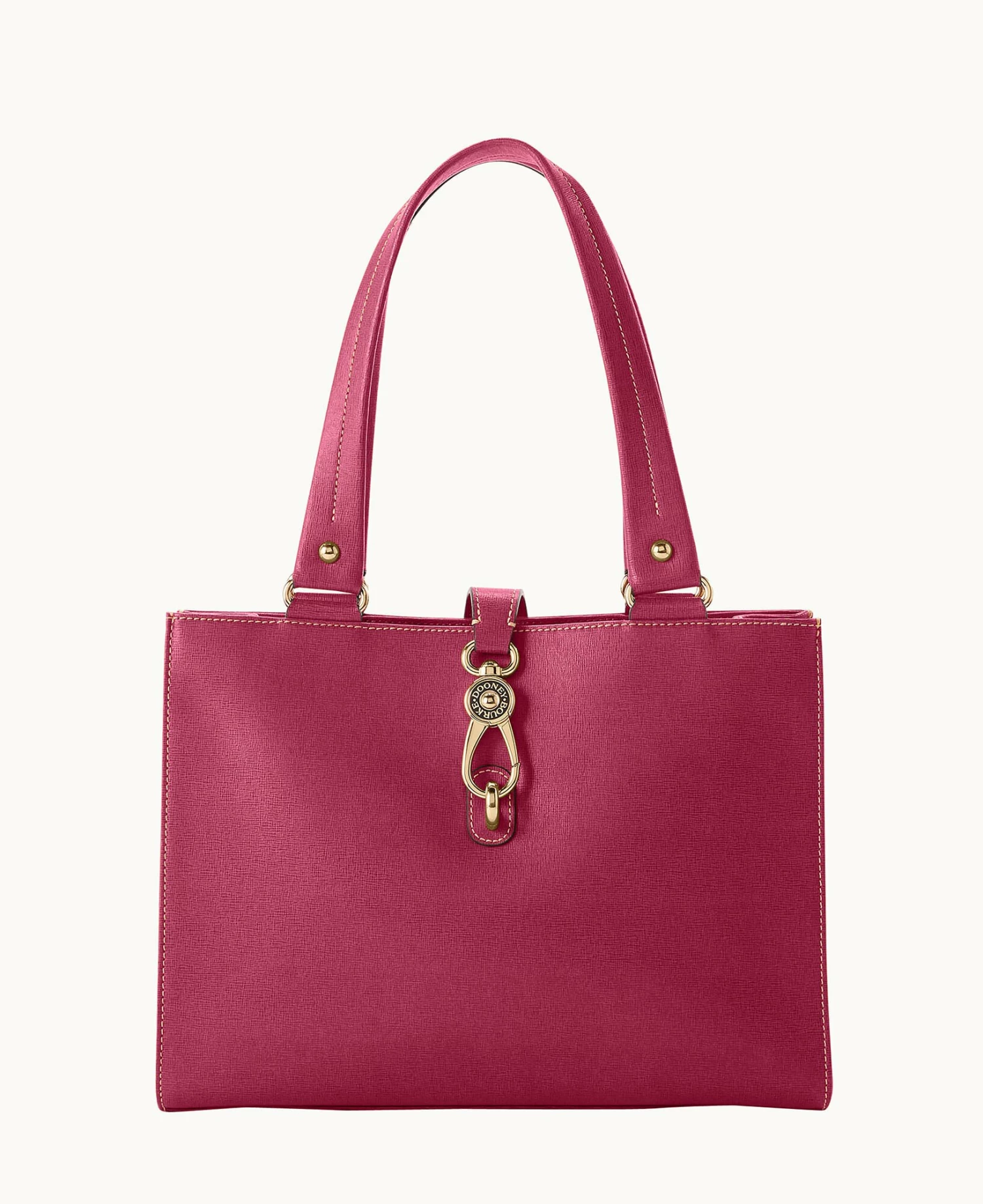 Saffiano Medium Logo Lock Tote Cranberry Saffiano Medium Logo Lock Tote Cranberry -Florentine Shop B0787G SICBSICB 1