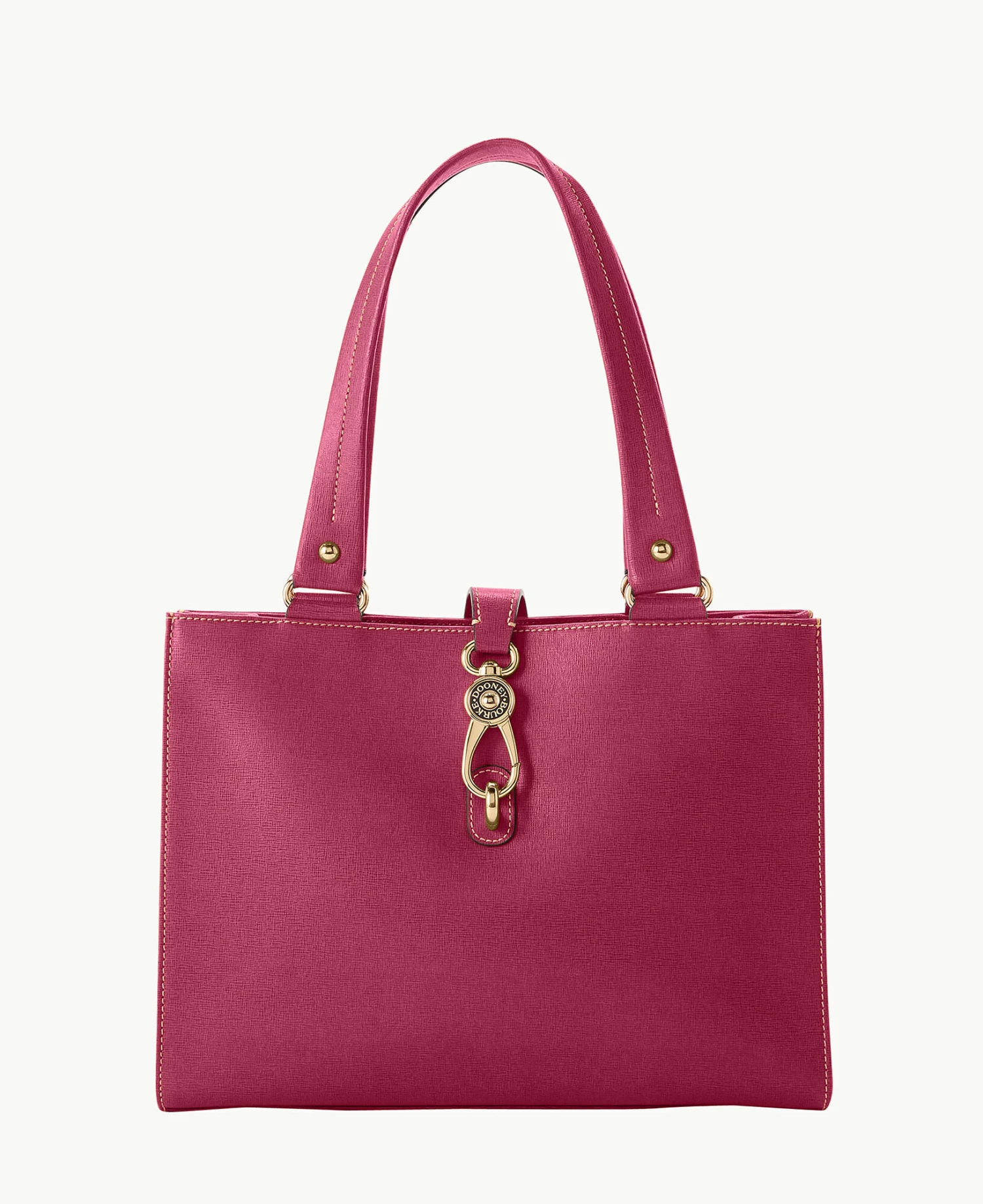 Saffiano Medium Logo Lock Tote Cranberry Saffiano Medium Logo Lock Tote Cranberry -Florentine Shop B0787G SICBSICB 2