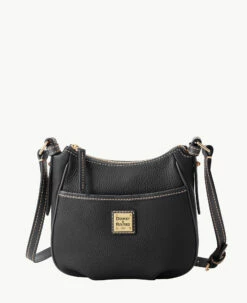 Pebble Grain Margo Crossbody Black Black