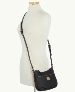 Pebble Grain Margo Crossbody Black Black -Florentine Shop B0875G AWBLPABL ALT4 1
