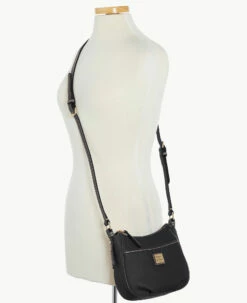 Pebble Grain Margo Crossbody Black Black -Florentine Shop B0875G AWBLPABL ALT4