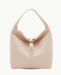 Belvedere Logo Lock Shoulder Bag Brown Tmoro -Florentine Shop B0882G BJOYBJOY