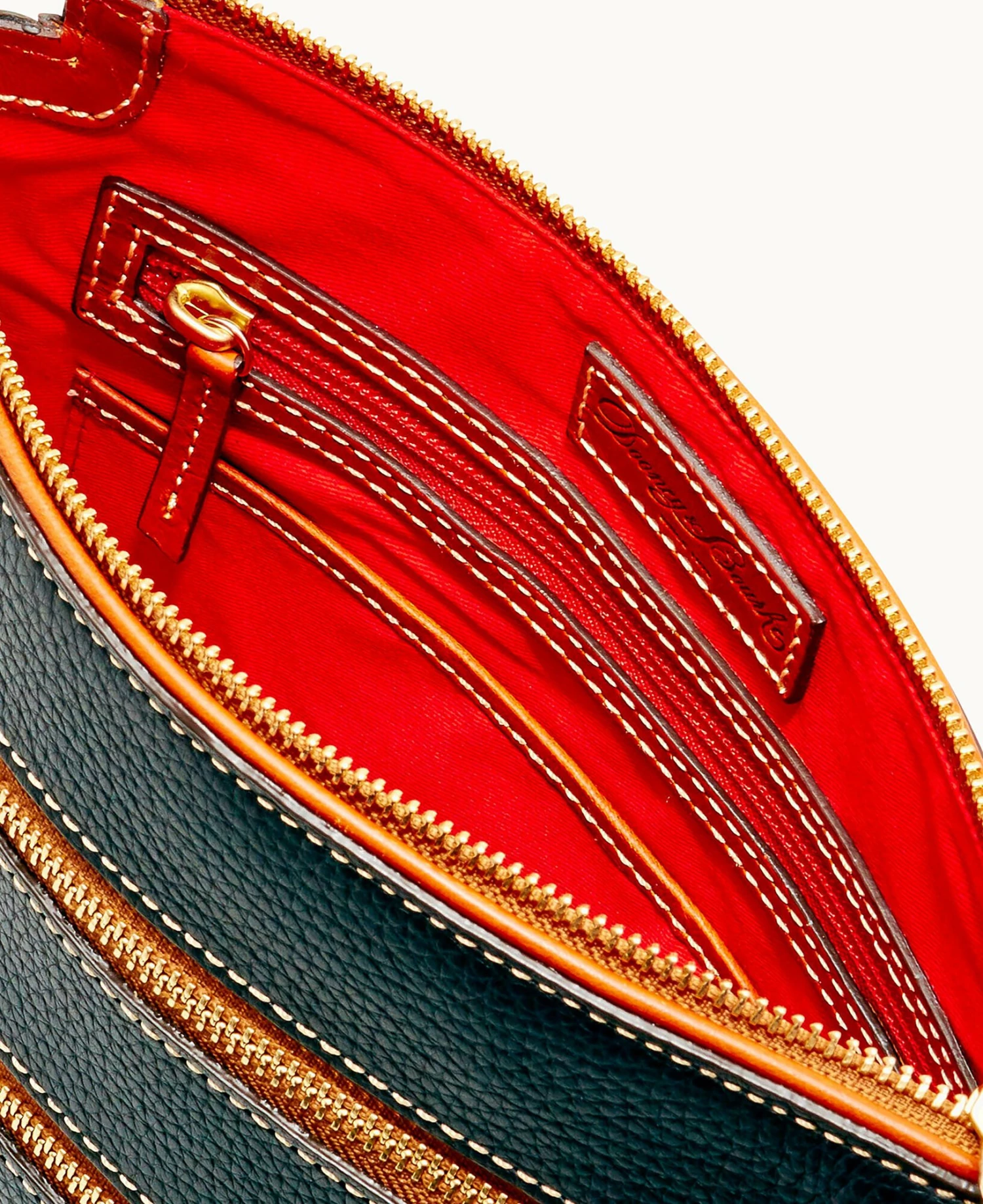 Pebble Grain Large Peyton Triple Zip Black Pebble Grain Large Peyton Triple Zip Black -Florentine Shop B0888G AWBLPATNQ000 ALT2 1