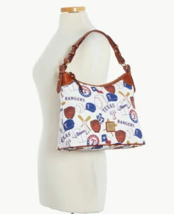 MLB Rangers Hobo RANGERS -Florentine Shop B0924G QUMWPATNRNGR ALT4