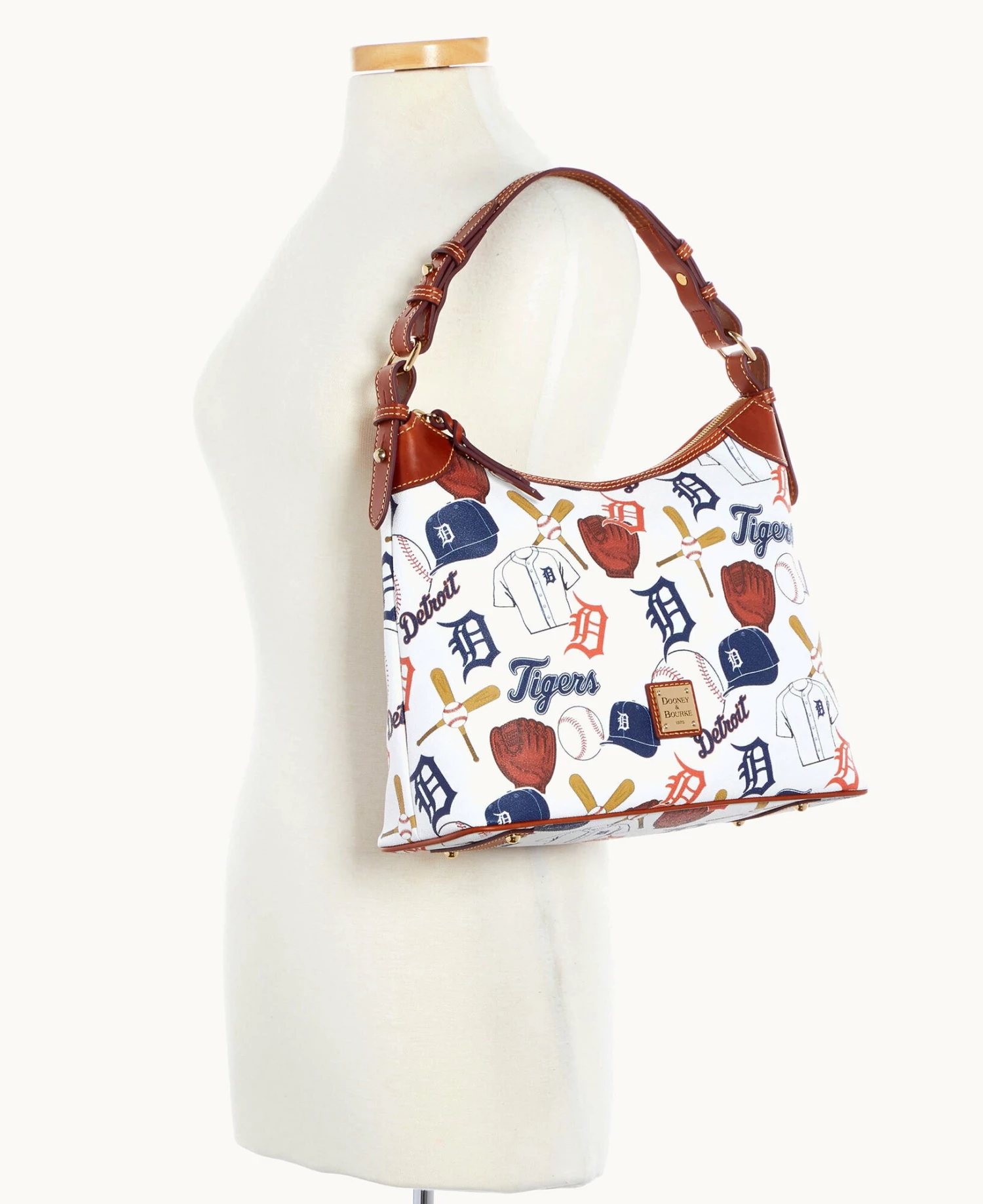 MLB Tigers Hobo TIGERS MLB Tigers Hobo TIGERS -Florentine Shop B0924G QUMWPATNTGRS ALT4 1