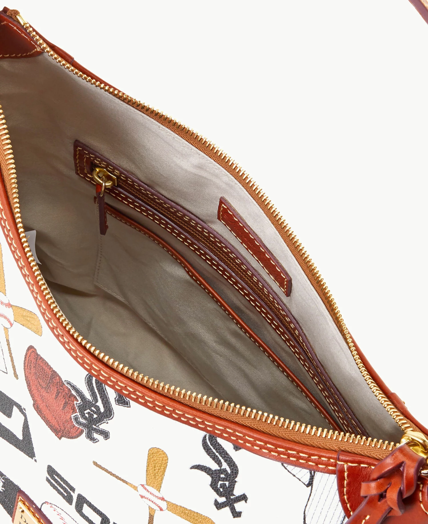 MLB White Sox Hobo WHITE SOX MLB White Sox Hobo WHITE SOX -Florentine Shop B0924G QUMWPATNWHSX ALT2