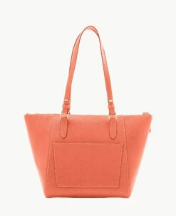 Saffiano Maxine Tote Coral -Florentine Shop B0972G SICRSICR ALT3