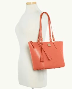 Saffiano Maxine Tote Coral -Florentine Shop B0972G SICRSICR ALT4 1