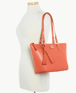 Saffiano Maxine Tote Coral -Florentine Shop B0972G SICRSICR ALT4