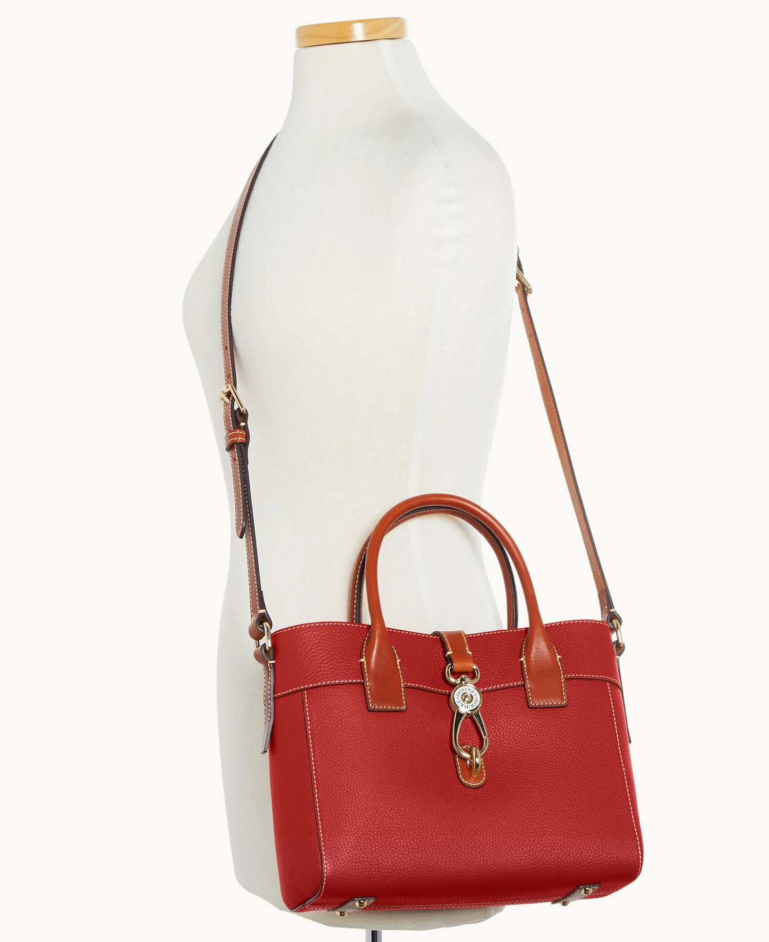 Pebble Grain Amelie Tote Red Pebble Grain Amelie Tote Red -Florentine Shop B1031G AWRDPATN ALT4 1