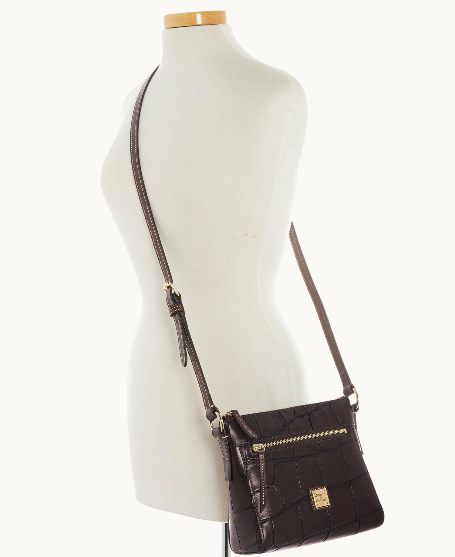 Denison Allison Crossbody Espresso Denison Allison Crossbody Espresso -Florentine Shop B1104G 8DEEPABM0002 ALT4 1