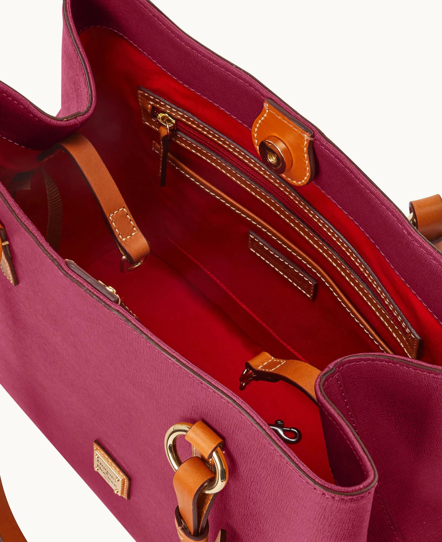 Saffiano Briana with Pouch Cranberry Saffiano Briana With Pouch Cranberry -Florentine Shop B1157G SICBPANA ALT2 1