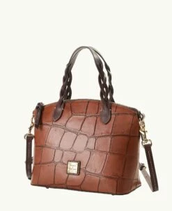 Denison Small Heidi Satchel Cognac -Florentine Shop B1217G 8DCGPABM ALT1 1
