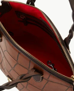 Denison Small Heidi Satchel Cognac -Florentine Shop B1217G 8DCGPABM ALT2