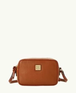 Pebble Grain Camera Crossbody Caramel -Florentine Shop B1318G AWCAPATN 1