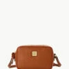 Pebble Grain Camera Crossbody Caramel