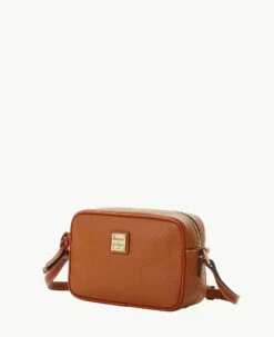 Pebble Grain Camera Crossbody Caramel -Florentine Shop B1318G AWCAPATN ALT1