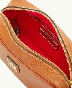 Pebble Grain Camera Crossbody Caramel -Florentine Shop B1318G AWCAPATN ALT2 1