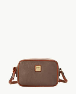 Pebble Grain Camera Crossbody Caramel -Florentine Shop B1318G AWELPATN