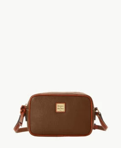 Pebble Grain Camera Crossbody Caramel -Florentine Shop B1318G AWMSPATN