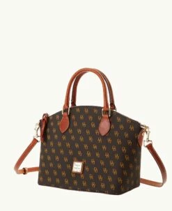 Gretta Geena Satchel Brown Tmoro 7 Gretta Geena Satchel Brown Tmoro -Florentine Shop B1327G NGBMPATN ALT1 1