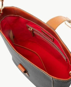 Pebble Grain Brynn Black 2 Pebble Grain Brynn Black -Florentine Shop B1354G AWBLPATN ALT2