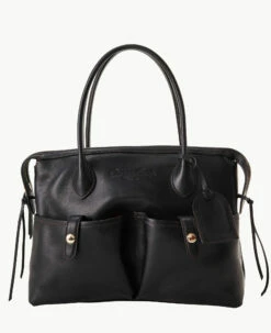 Florentine Medium East West Satchel Black