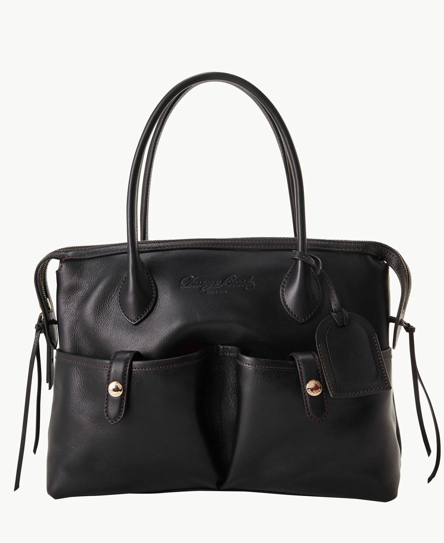 Florentine Medium East West Satchel Black Florentine Medium East West Satchel Black -Florentine Shop B1390G FVBLFVBL