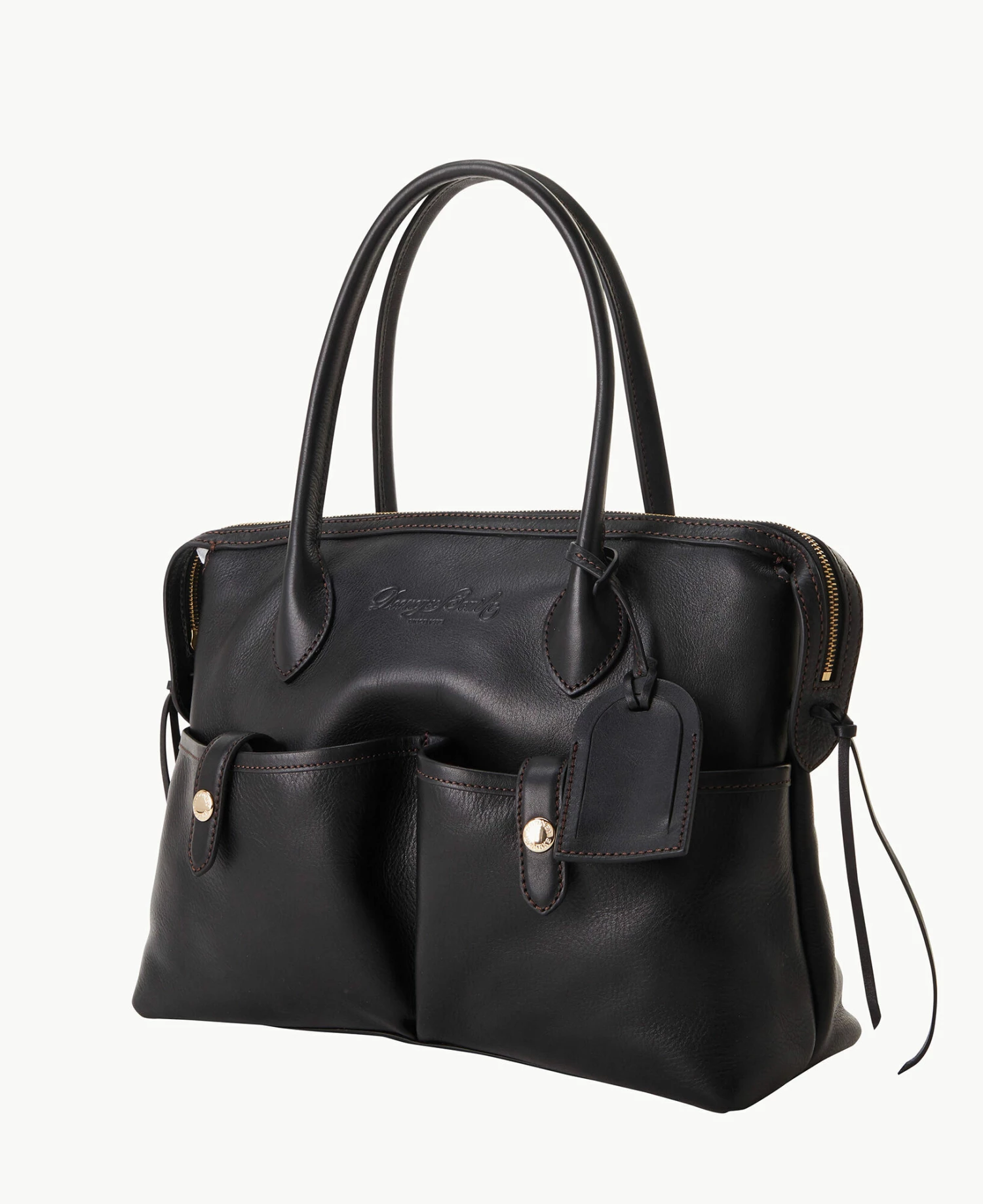 Florentine Medium East West Satchel Black Florentine Medium East West Satchel Black -Florentine Shop B1390G FVBLFVBL ALT1