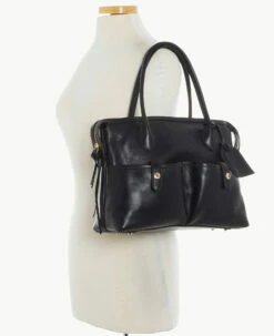 Florentine Medium East West Satchel Black 3 Florentine Medium East West Satchel Black -Florentine Shop B1390G FVBLFVBL ALT4