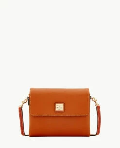 Pebble Grain Hunter Crossbody Caramel -Florentine Shop B1424G AWCAPATN 2