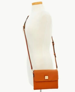 Pebble Grain Hunter Crossbody Caramel -Florentine Shop B1424G AWCAPATN ALT4