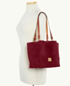 Suede Small Flynn Wine -Florentine Shop B1459G SUWNPATN ALT4 1