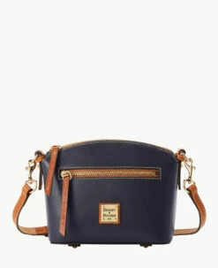 Wexford Leather Domed Crossbody Brown -Florentine Shop B1495G JKMDPANA
